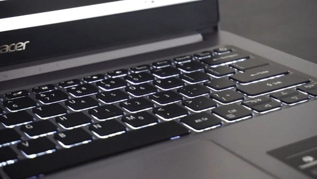Backlit in the keyboard of Acer Swift 3 SF314-57 laptop laptopradar