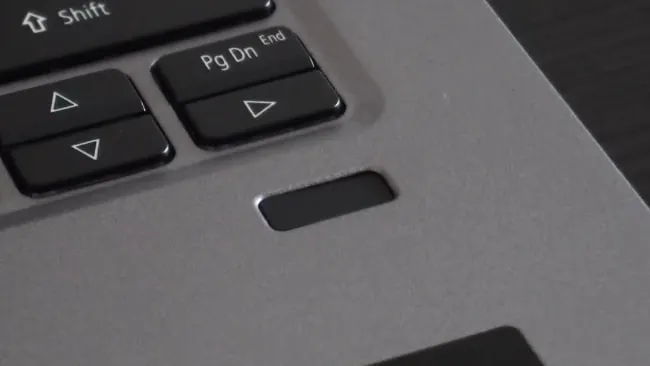 Fingerprint sensor on Acer Swift 3 SF314-57