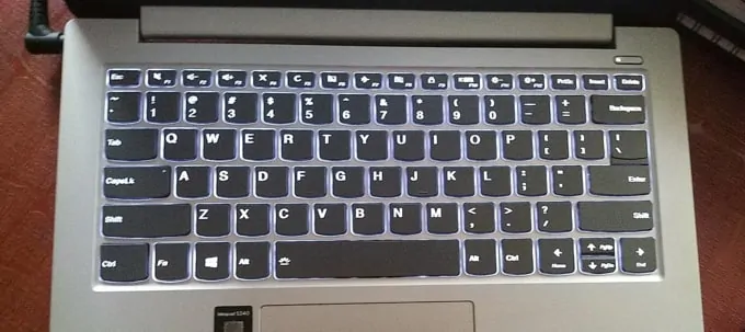 Keyboard backlit of Lenovo IdeaPad S340 81VV