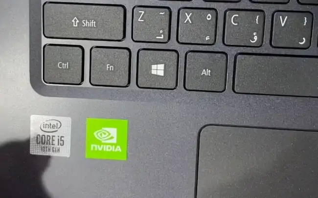 Fingerprints on the Acer Aspire 3 A315-57G laptop